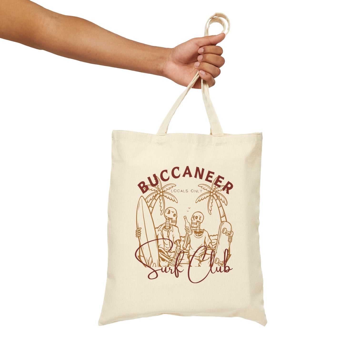 Buccaneer Surf Club Cotton Canvas Tote Bag