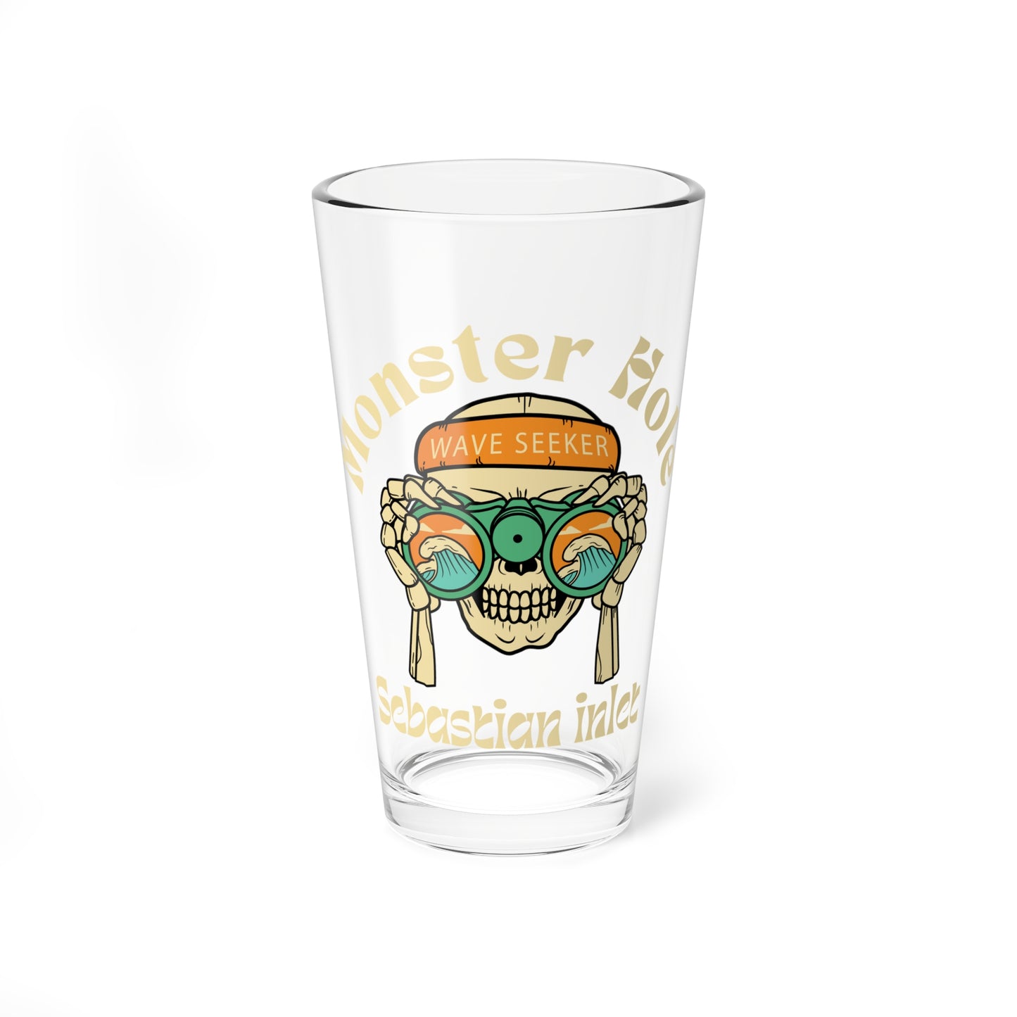 Monster Hole 16oz Glass