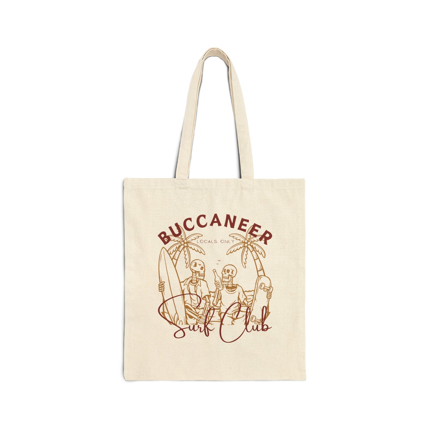 Buccaneer Surf Club Cotton Canvas Tote Bag