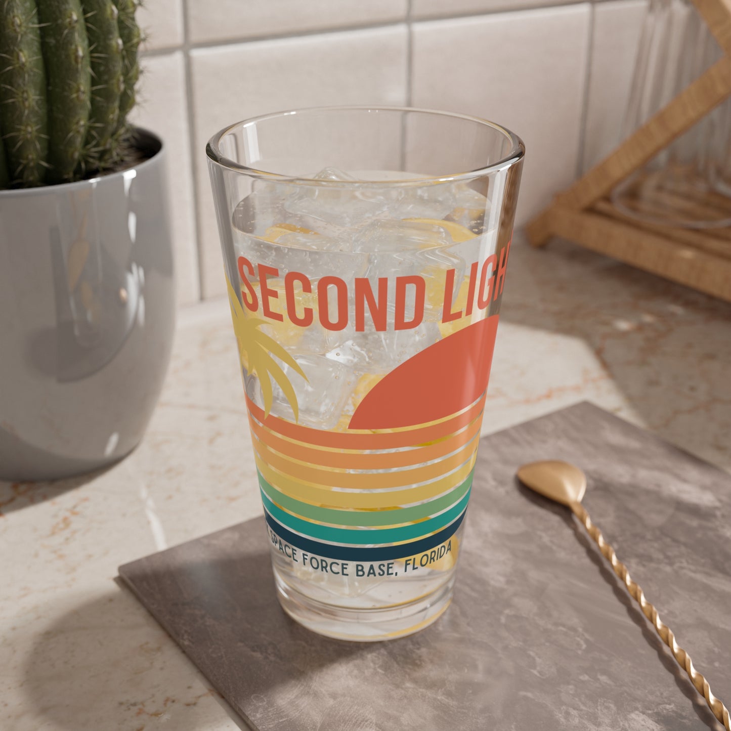 Second Light 16oz Glass