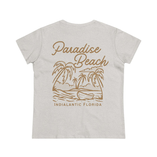 Women's Paradise Beach Midweight Cotton Tee