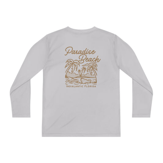 Youth Paradise Beach Long Sleeve Competitor Tee