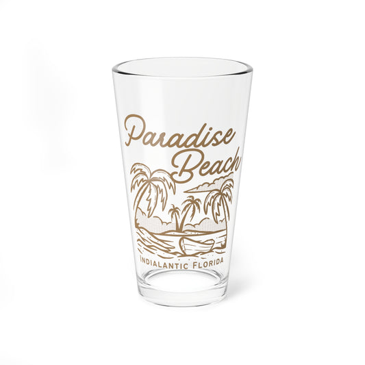 Paradise Beach 16oz Glass